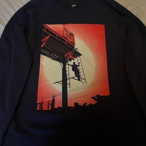 Obey bayshore billboard sweatshirt sale (L)